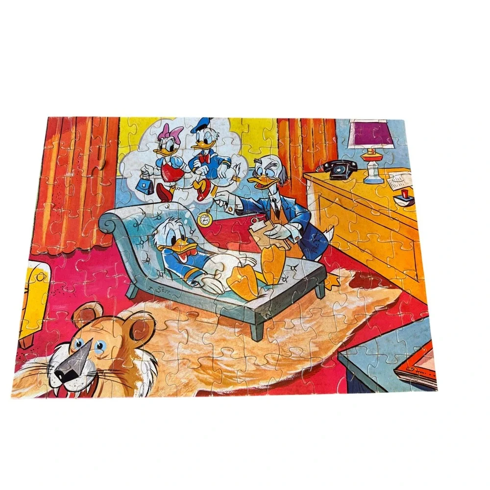 Vintage‎ Walt Disney Picture Puzzle Jaymar Dr Von Drake 100 Pieces MCMLXII
